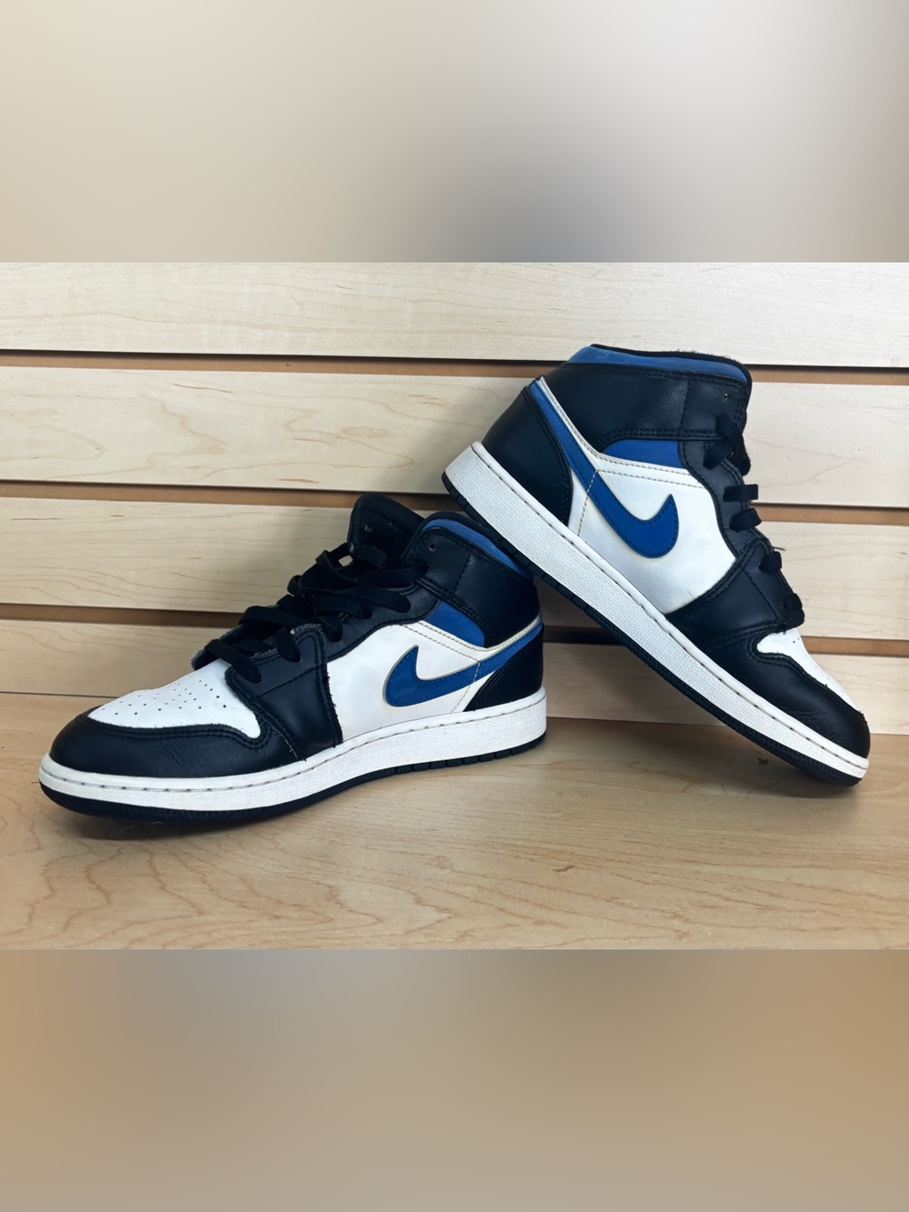 Air Jordan 1 Mid Racer Blue Youth 6